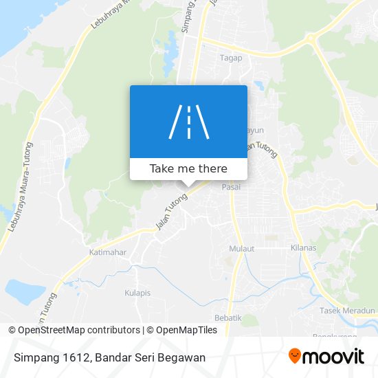 Simpang 1612 map