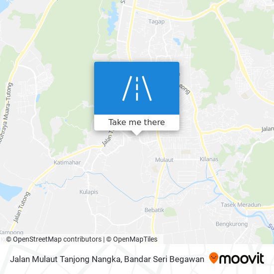 Peta Jalan Mulaut Tanjong Nangka