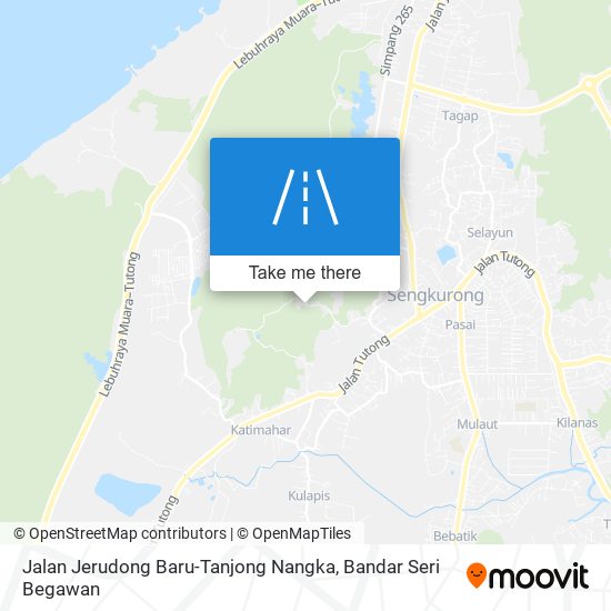 Jalan Jerudong Baru-Tanjong Nangka map