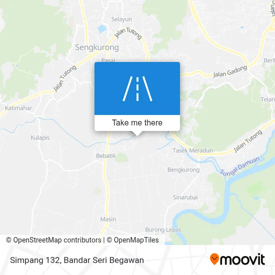 Simpang 132 map