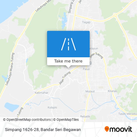 Simpang 1626-28 map