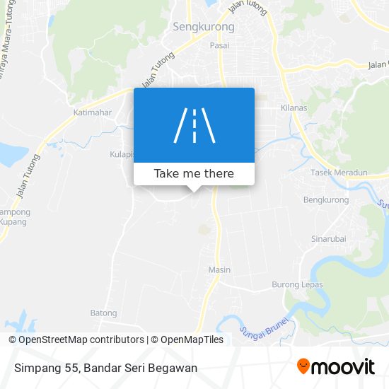 Simpang 55 map