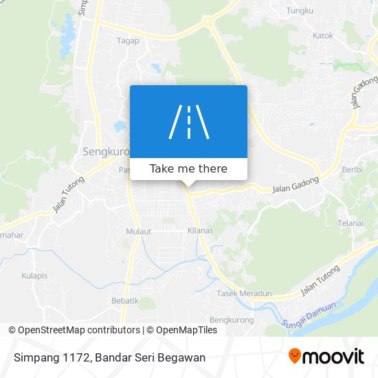 Simpang 1172 map