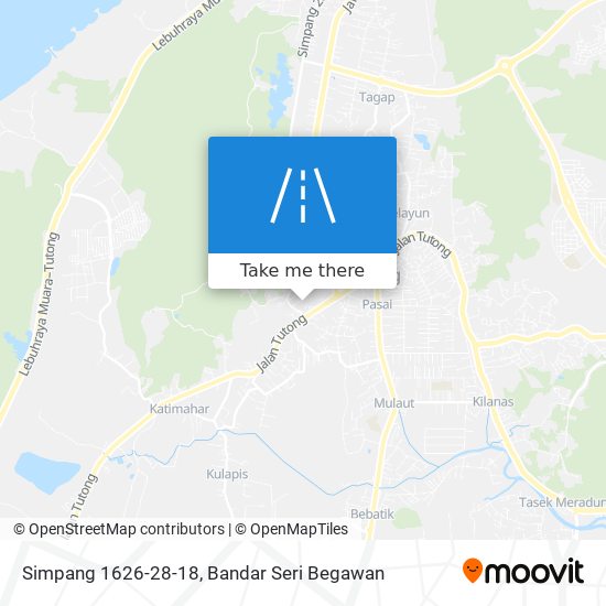Simpang 1626-28-18 map