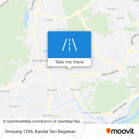 Simpang 1206 map