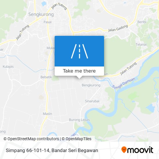 Simpang 66-101-14 map