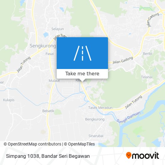 Simpang 1038 map
