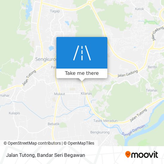Jalan Tutong map