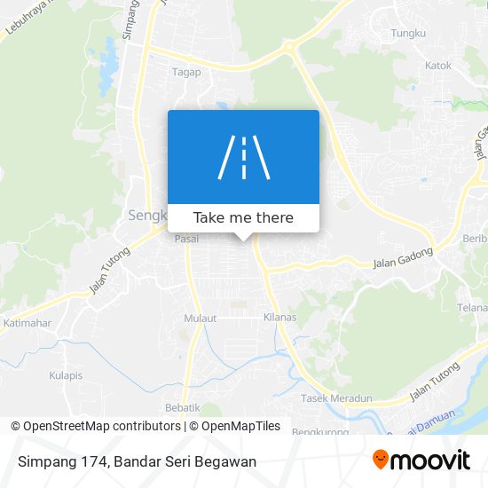 Simpang 174 map