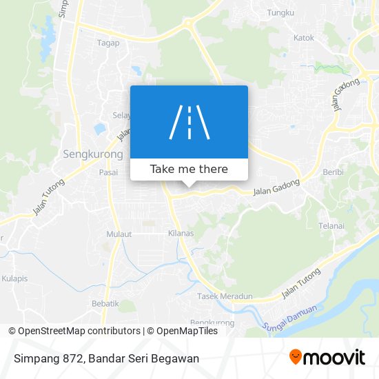 Simpang 872 map