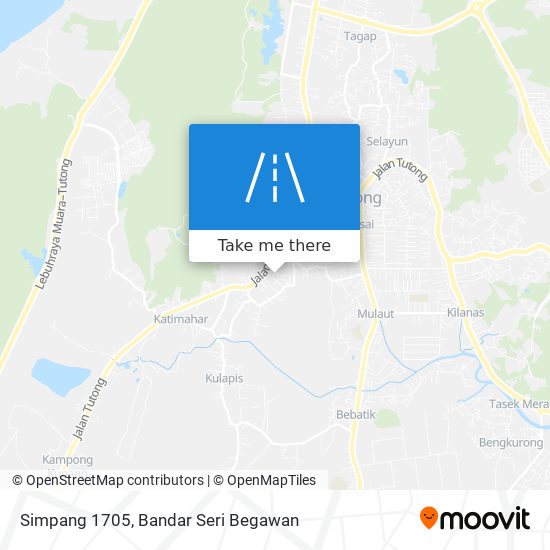 Simpang 1705 map