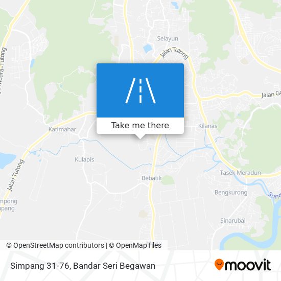 Simpang 31-76 map