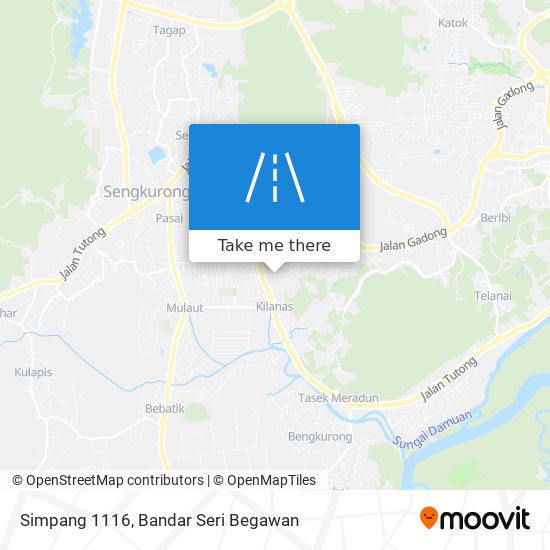 Simpang 1116 map