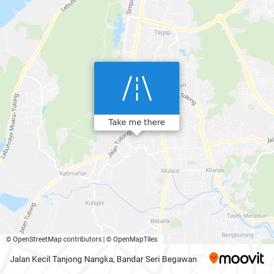 Jalan Kecil Tanjong Nangka map