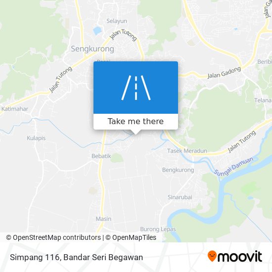 Simpang 116 map