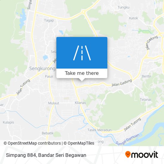 Simpang 884 map
