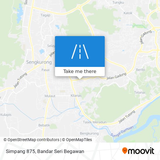 Simpang 875 map