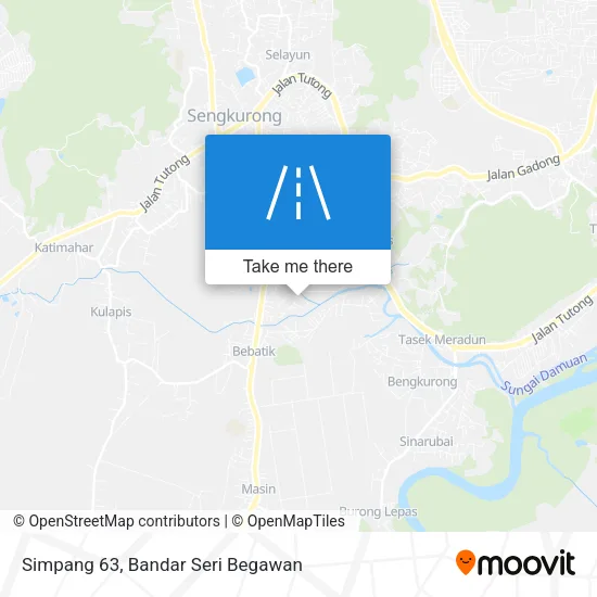 Simpang 63 map