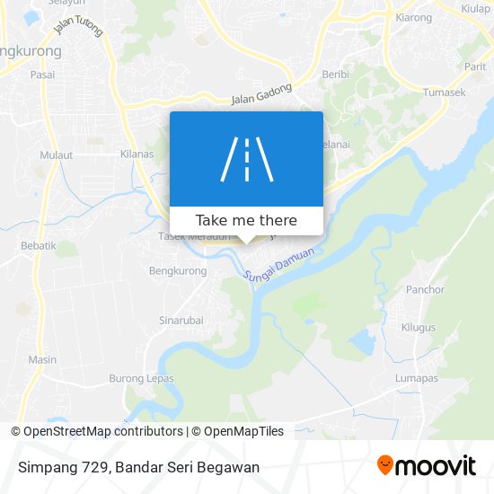 Simpang 729 map