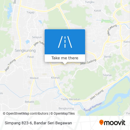 Simpang 823-6 map