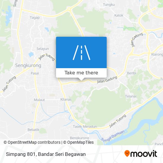 Simpang 801 map