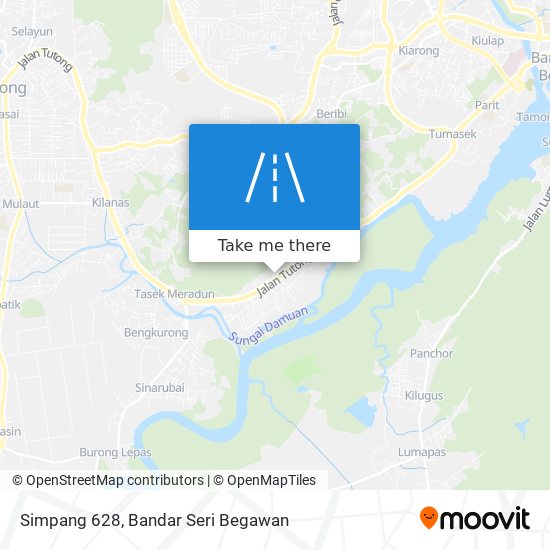 Simpang 628 map