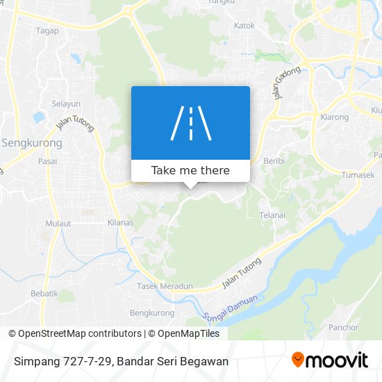 Simpang 727-7-29 map