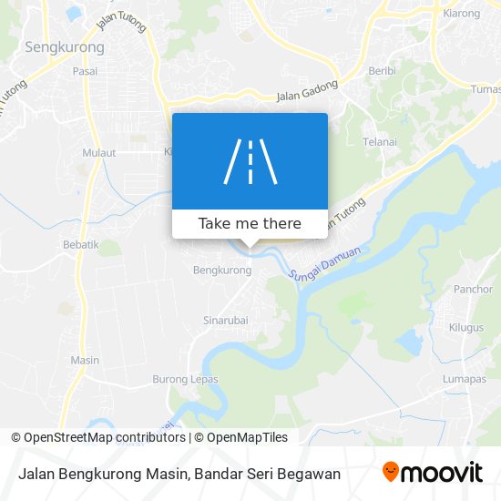 Jalan Bengkurong Masin map