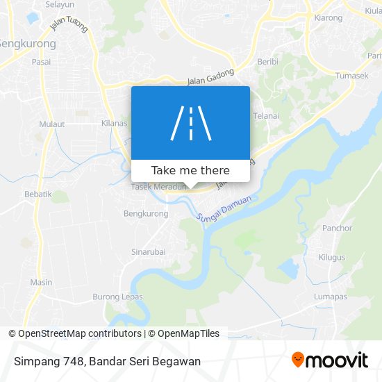 Simpang 748 map