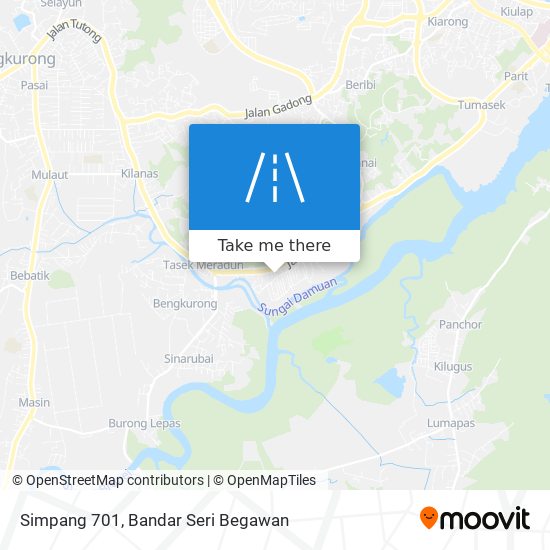 Simpang 701 map