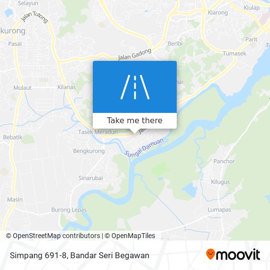 Simpang 691-8 map