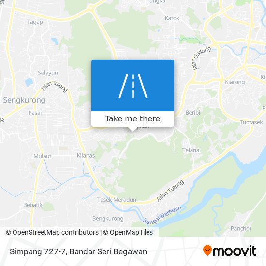 Simpang 727-7 map