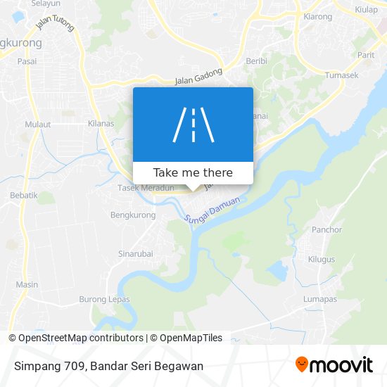 Simpang 709 map
