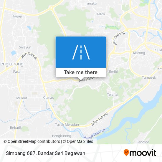 Simpang 687 map