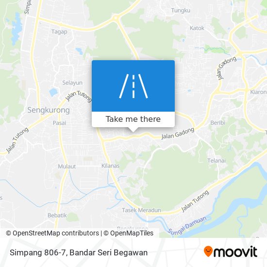 Simpang 806-7 map
