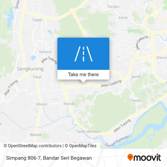 Simpang 806-7 map