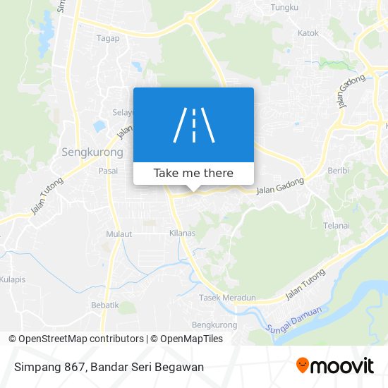 Simpang 867 map