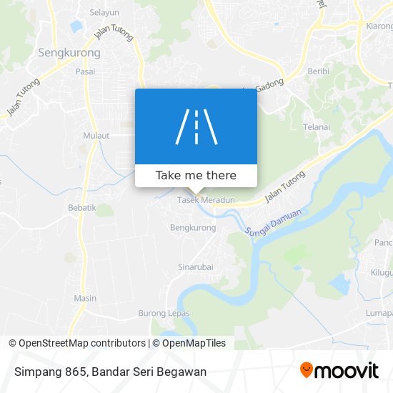 Peta Simpang 865