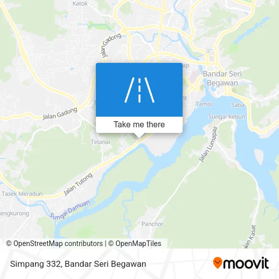 Peta Simpang 332