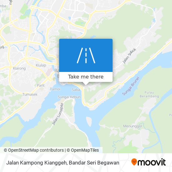 Peta Jalan Kampong Kianggeh