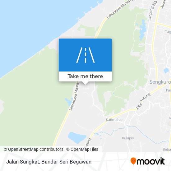 Jalan Sungkat map