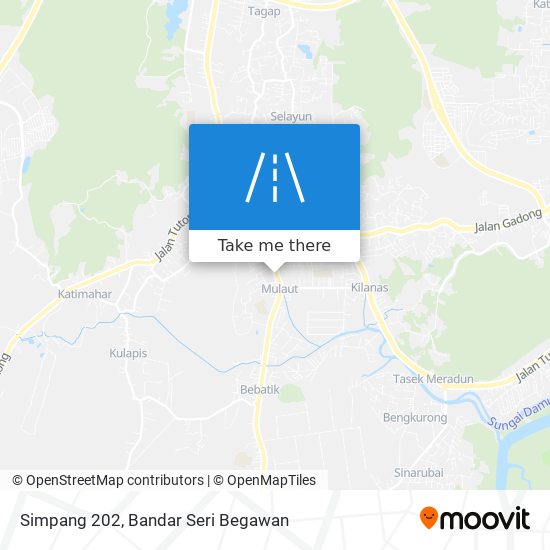 Simpang 202 map
