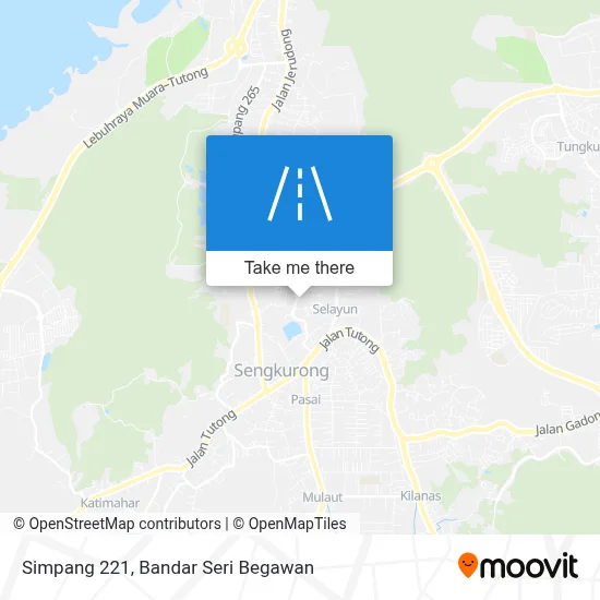 Simpang 221 map