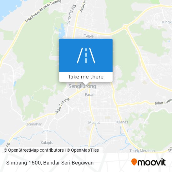 Simpang 1500 map