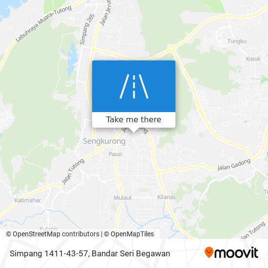 Simpang 1411-43-57 map