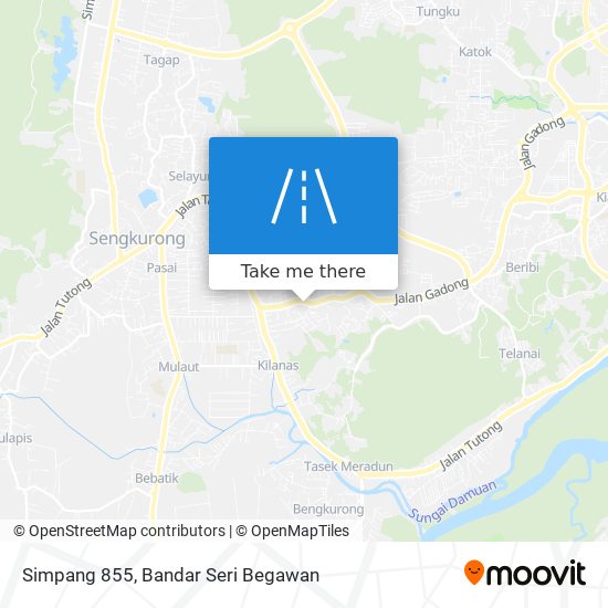 Simpang 855 map