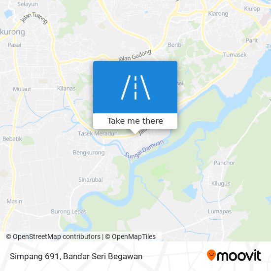 Simpang 691 map
