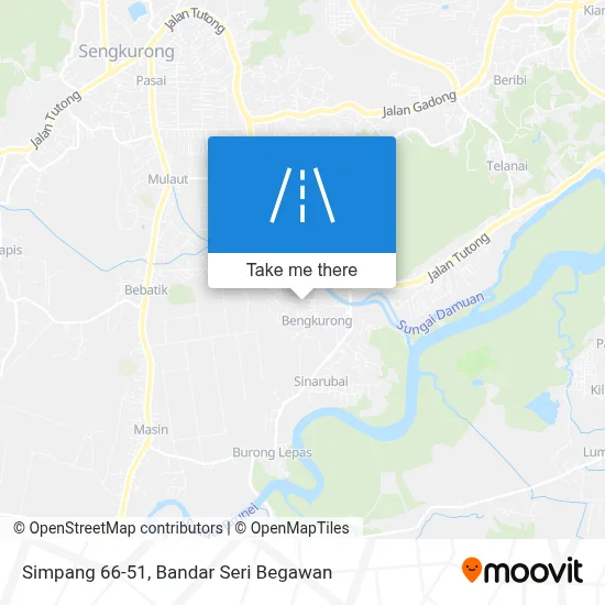 Simpang 66-51 map