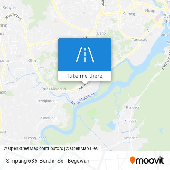 Simpang 635 map