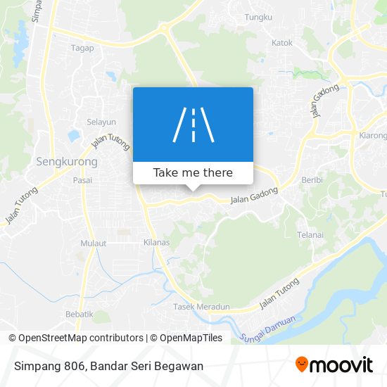 Simpang 806 map